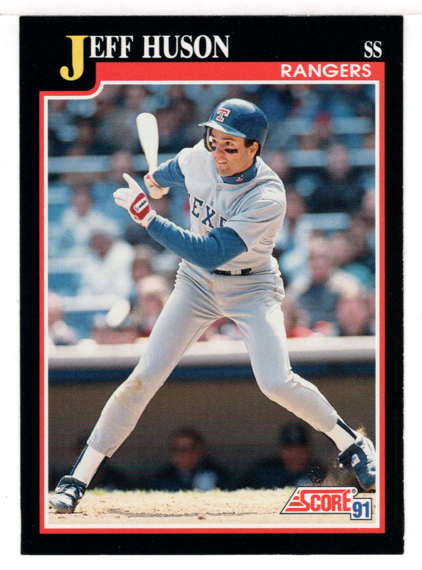 Jeff Huson - Texas Rangers (MLB Baseball Card) 1991 Score # 263 Mint