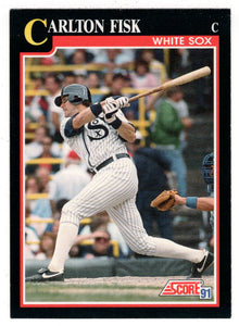 Carlton Fisk - Chicago White Sox (MLB Baseball Card) 1991 Score # 265 Mint