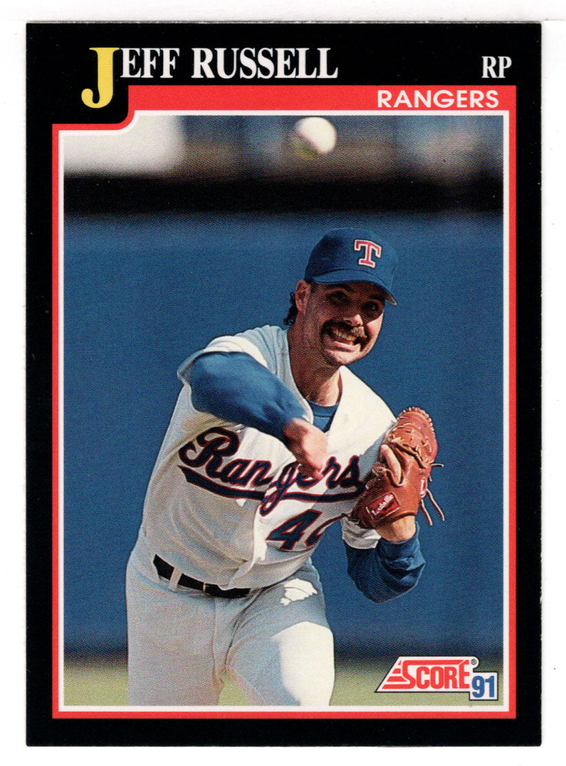 Jeff Russell - Texas Rangers (MLB Baseball Card) 1991 Score # 277 Mint