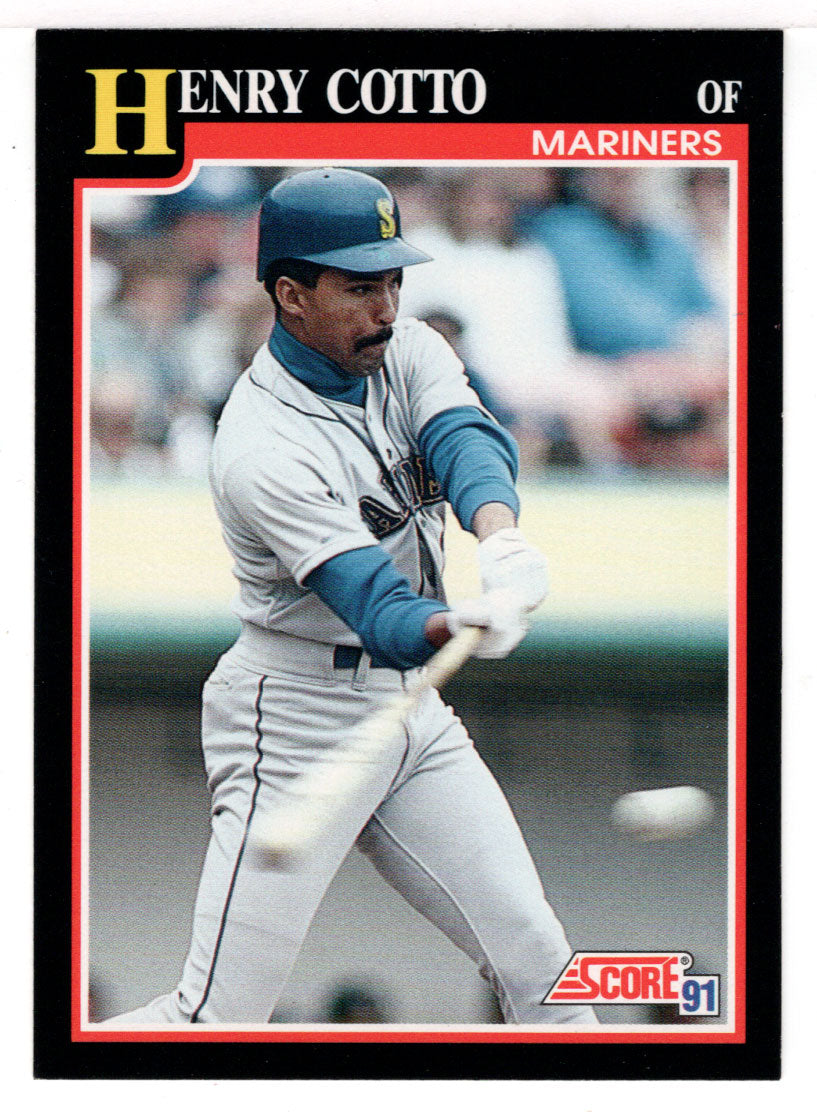 Henry Cotto - Seattle Mariners (MLB Baseball Card) 1991 Score # 282 Mint