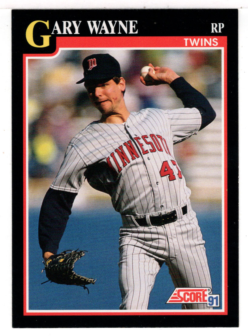 Gary Wayne - Minnesota Twins (MLB Baseball Card) 1991 Score # 283 Mint