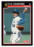 Steve Crawford - Kansas City Royals (MLB Baseball Card) 1991 Score # 287 Mint