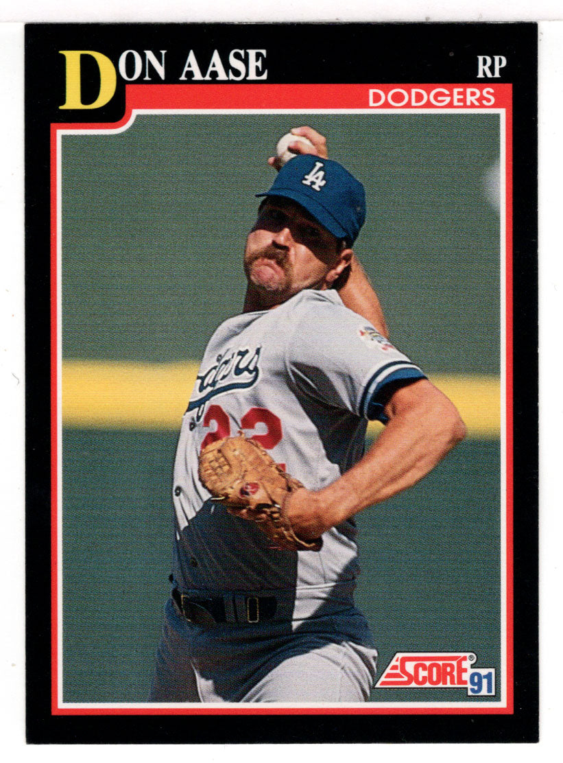 Don Aase - Los Angeles Dodgers (MLB Baseball Card) 1991 Score # 289 Mint