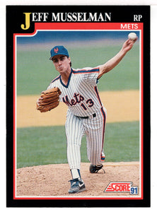 Jeff Musselman - New York Mets (MLB Baseball Card) 1991 Score # 294 Mint