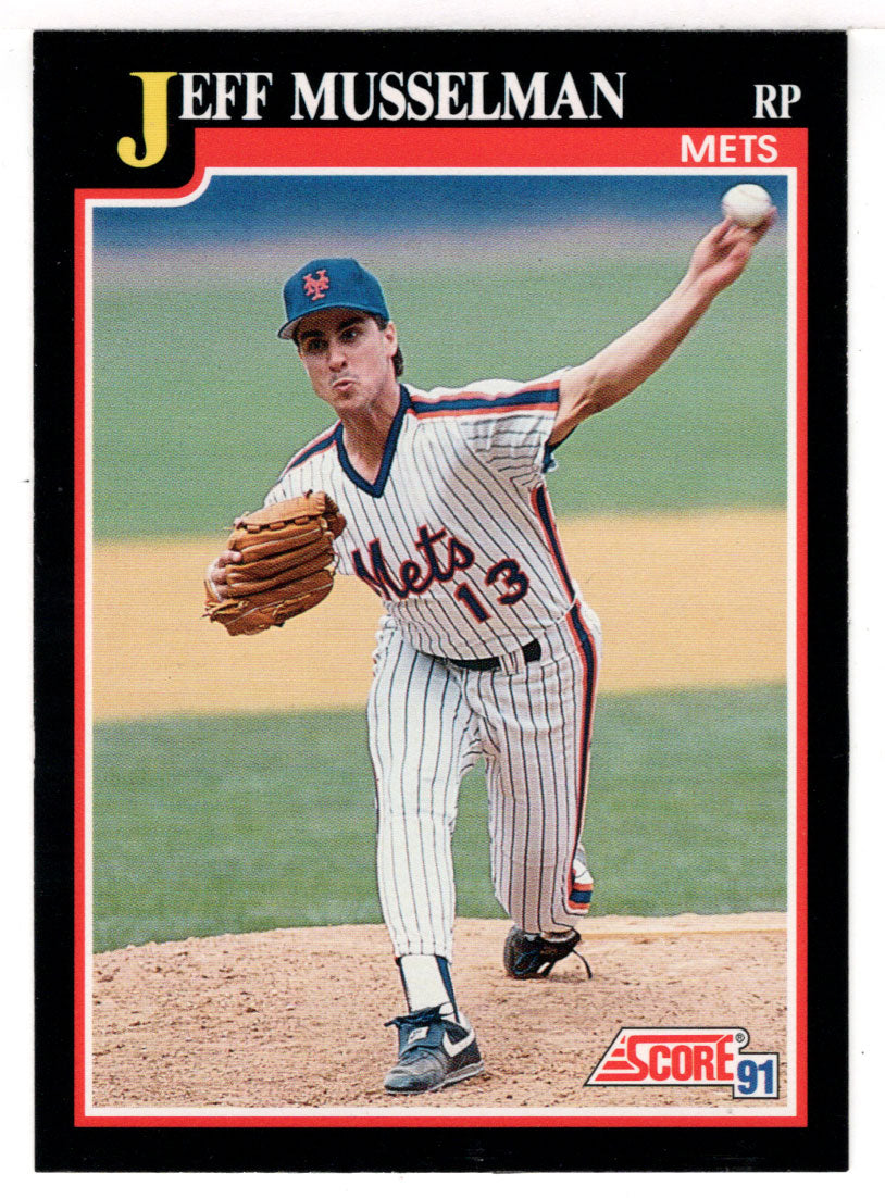Jeff Musselman - New York Mets (MLB Baseball Card) 1991 Score # 294 Mint