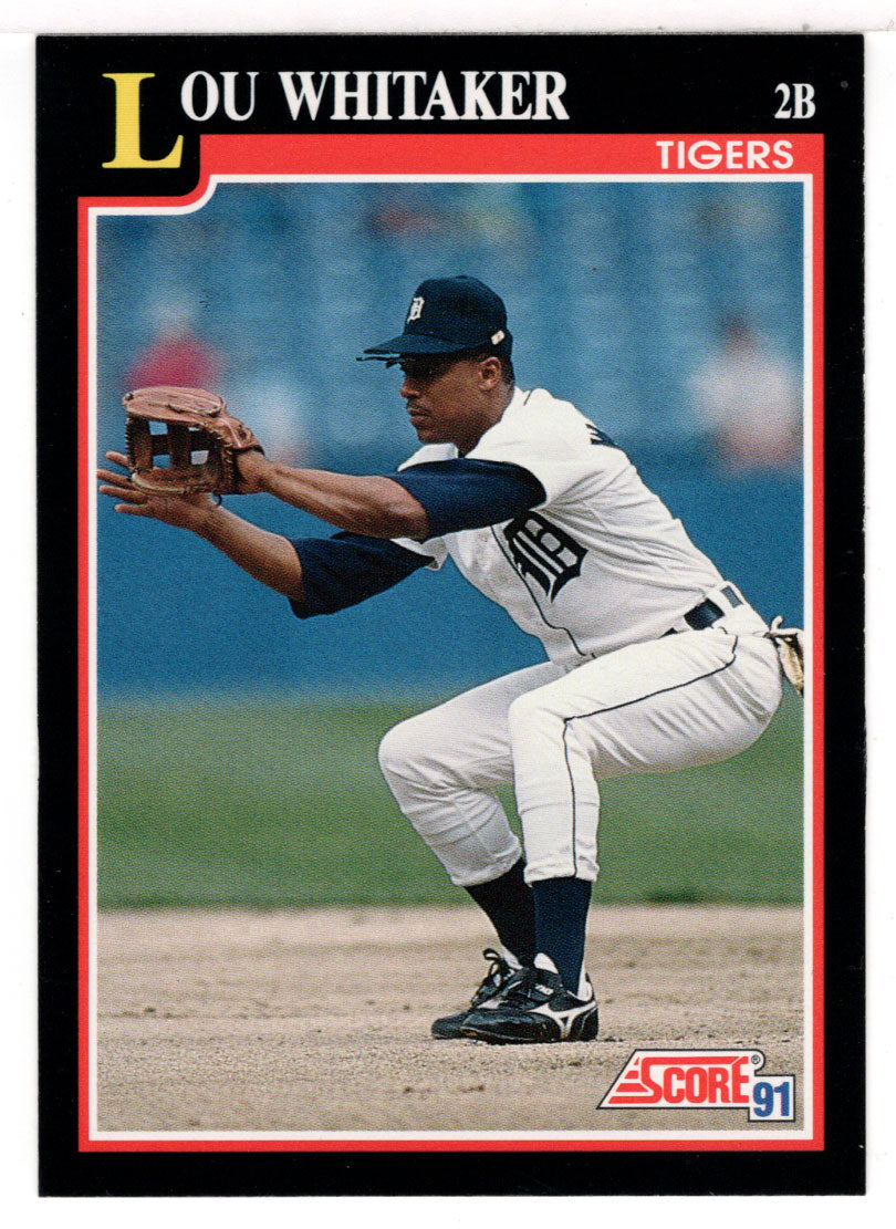 Lou Whitaker - Detroit Tigers (MLB Baseball Card) 1991 Score # 297 Mint