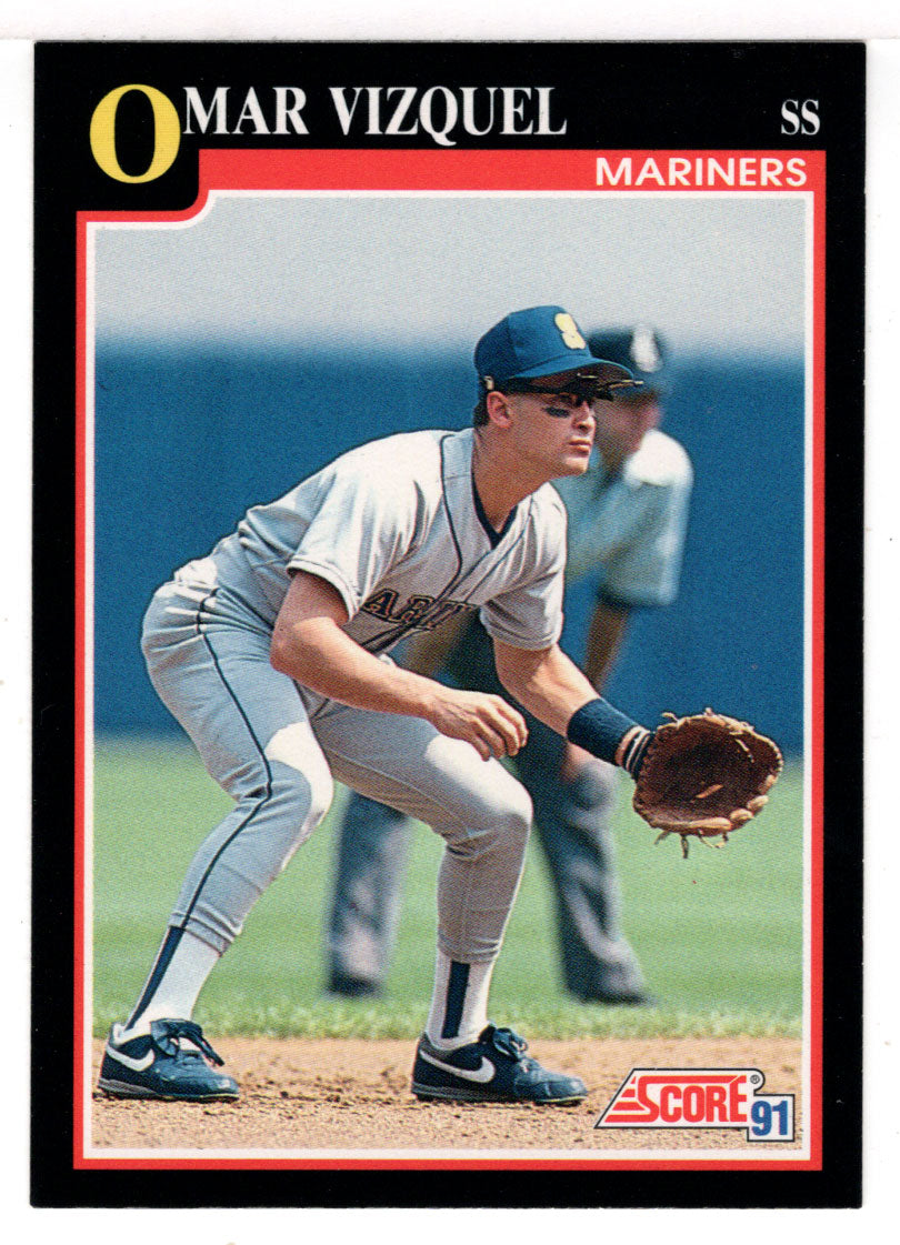 Omar Vizquel - Seattle Mariners (MLB Baseball Card) 1991 Score # 299 Mint