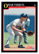 Omar Vizquel - Seattle Mariners (MLB Baseball Card) 1991 Score # 299 Mint