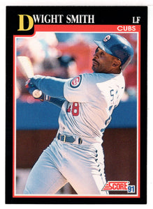 Dwight Smith - Chicago Cubs (MLB Baseball Card) 1991 Score # 301 Mint