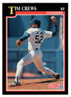 Tim Crews - Los Angeles Dodgers (MLB Baseball Card) 1991 Score # 302 Mint