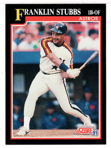 Franklin Stubbs - Houston Astros (MLB Baseball Card) 1991 Score # 308 Mint
