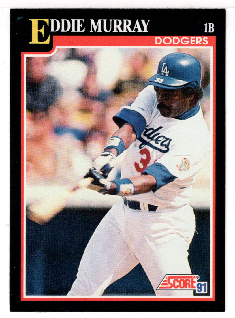 Eddie Murray - Los Angeles Dodgers (MLB Baseball Card) 1991 Score # 310 Mint
