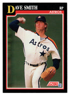 Dave Smith - Houston Astros (MLB Baseball Card) 1991 Score # 314 Mint