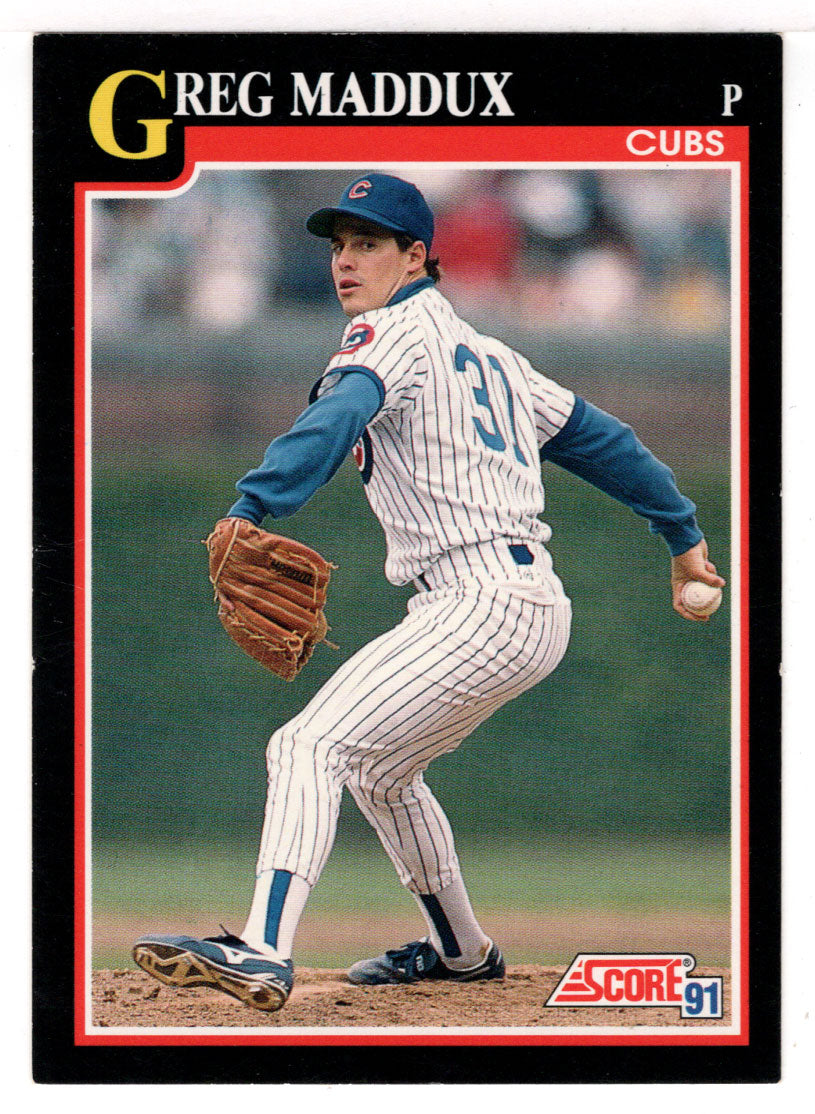 Greg Maddux - Chicago Cubs (MLB Baseball Card) 1991 Score # 317 Mint