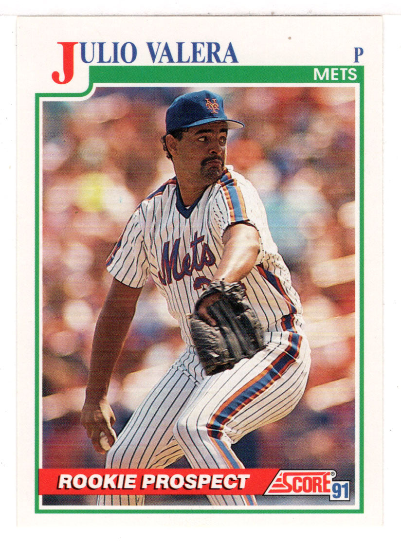 Julio Valera - New York Mets (MLB Baseball Card) 1991 Score # 353 Mint