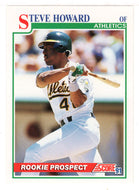 Steve Howard - Oakland Athletics (MLB Baseball Card) 1991 Score # 364 Mint