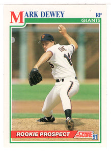 Mark Lee RC - Milwaukee Brewers (MLB Baseball Card) 1991 Score # 371 Mint