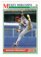Mickey Morandini - Philadelphia Phillies (MLB Baseball Card) 1991 Score # 376 Mint