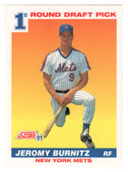 Jeromy Burnitz RC - New York Mets (MLB Baseball Card) 1991 Score # 380 Mint