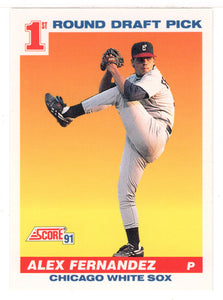 Alex Fernandez - Chicago White Sox (MLB Baseball Card) 1991 Score # 382 Mint