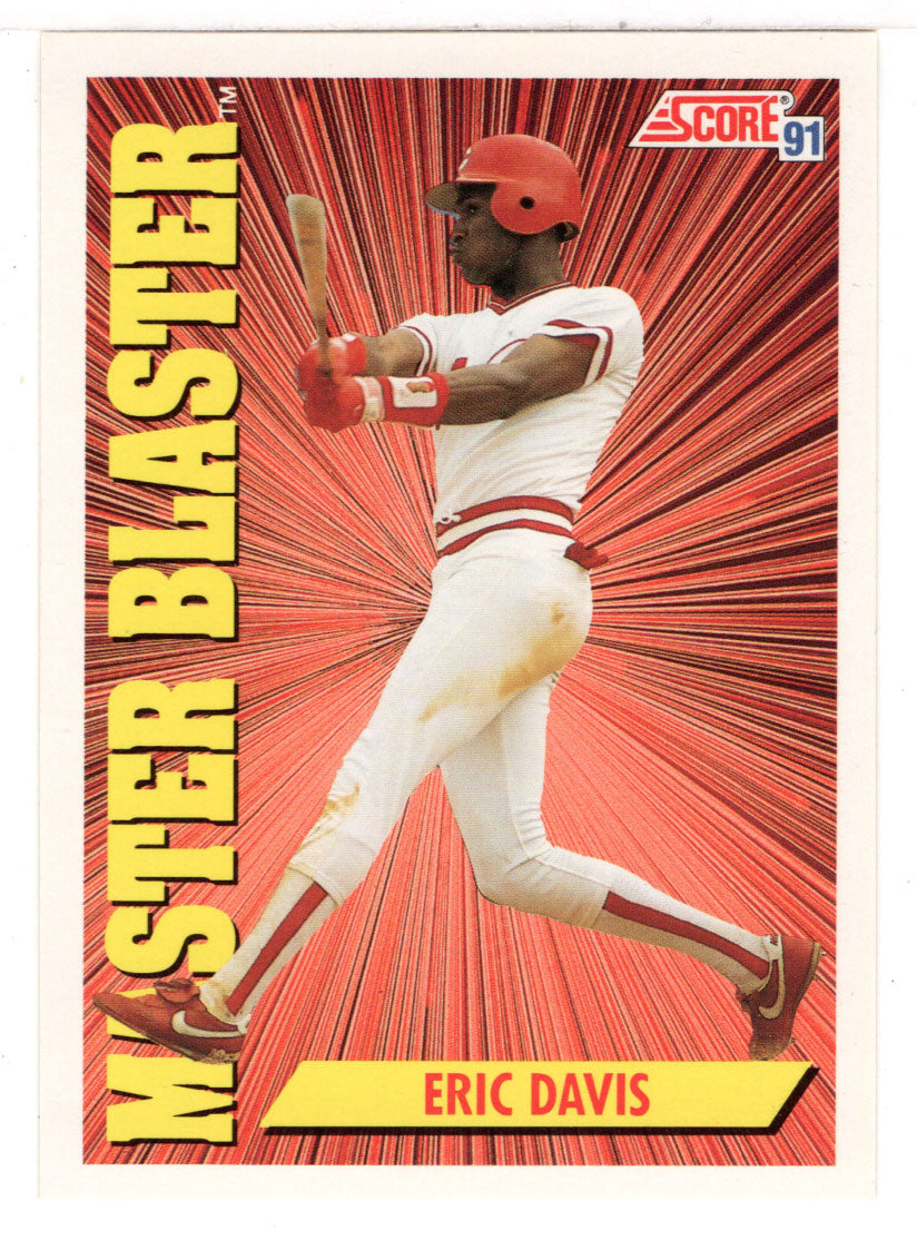 Eric Davis - Cincinnati Reds - Master Blaster (MLB Baseball Card) 1991 Score # 403 Mint