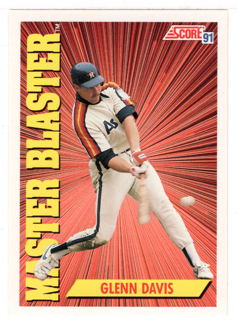 Glenn Davis - Houston Astros - Master Blaster (MLB Baseball Card) 1991 Score # 405 Mint