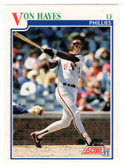 Von Hayes - Philadelphia Phillies (MLB Baseball Card) 1991 Score # 426 Mint