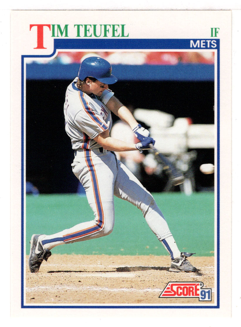Tim Teufel - New York Mets (MLB Baseball Card) 1991 Score # 427 Mint