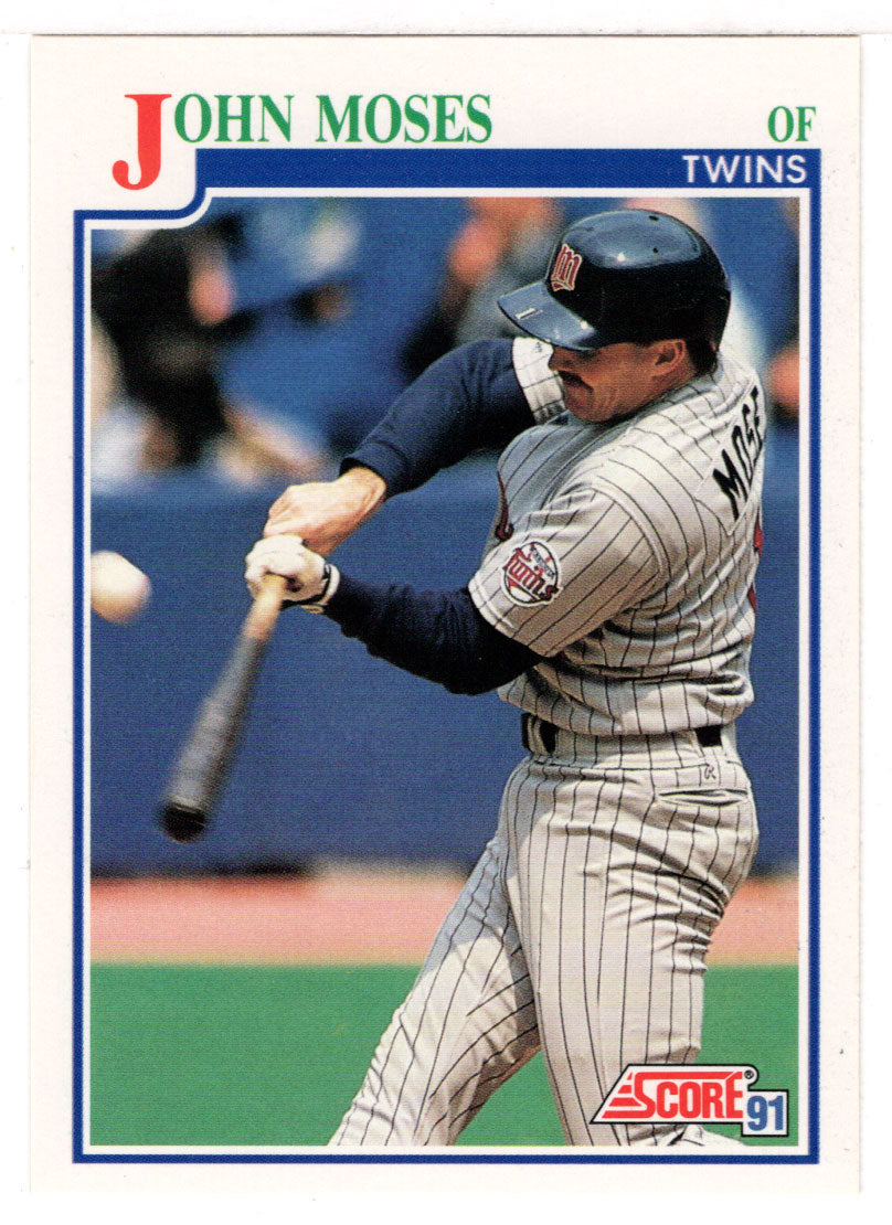 John Moses - Minnesota Twins (MLB Baseball Card) 1991 Score # 429 Mint
