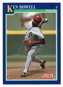 Ken Howell - Philadelphia Phillies (MLB Baseball Card) 1991 Score # 458 Mint