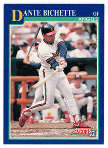 Dante Bichette - California Angels (MLB Baseball Card) 1991 Score # 463 Mint