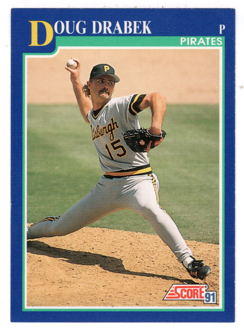 Doug Drabek - Pittsburgh Pirates (MLB Baseball Card) 1991 Score # 472 Mint