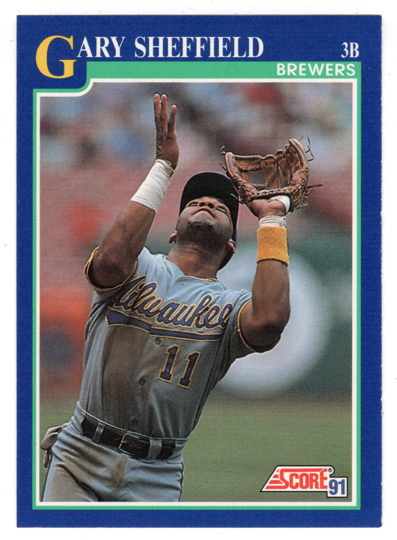 Gary Sheffield - Milwaukee Brewers (MLB Baseball Card) 1991 Score # 473 Mint