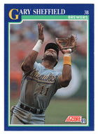 Gary Sheffield - Milwaukee Brewers (MLB Baseball Card) 1991 Score # 473 Mint