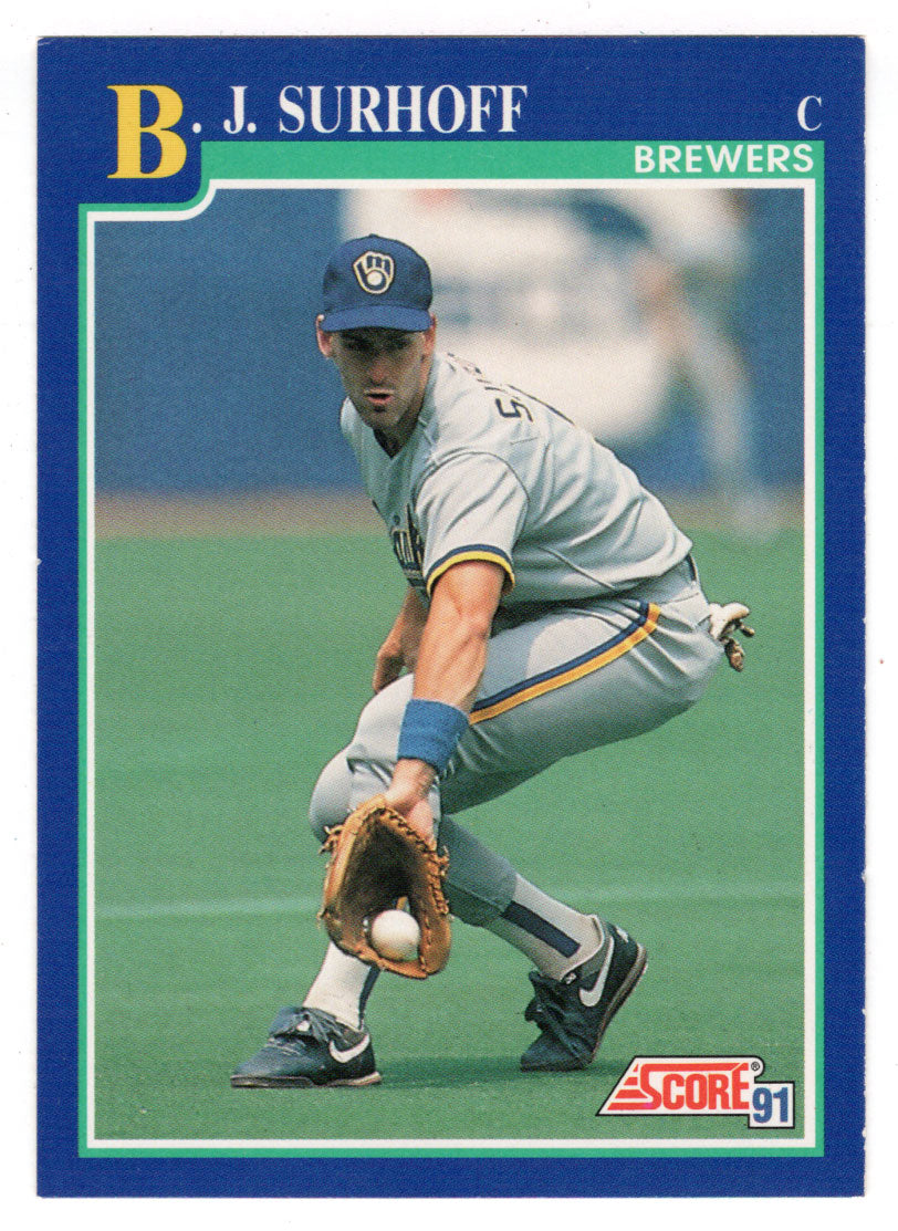 B.J. Surhoff - Milwaukee Brewers (MLB Baseball Card) 1991 Score # 477 Mint