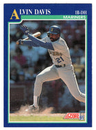 Alvin Davis - Seattle Mariners (MLB Baseball Card) 1991 Score # 482 Mint