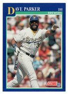 Dave Parker - Milwaukee Brewers (MLB Baseball Card) 1991 Score # 484 Mint