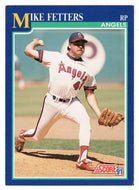 Mike Fetters - California Angels (MLB Baseball Card) 1991 Score # 497 Mint