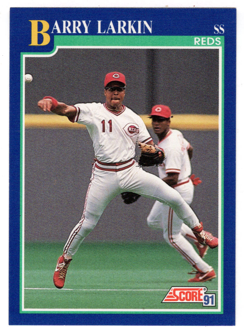 Barry Larkin - Cincinnati Reds (MLB Baseball Card) 1991 Score # 505 Mint