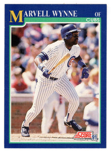 Marvell Wynne - Chicago Cubs (MLB Baseball Card) 1991 Score # 531 Mint