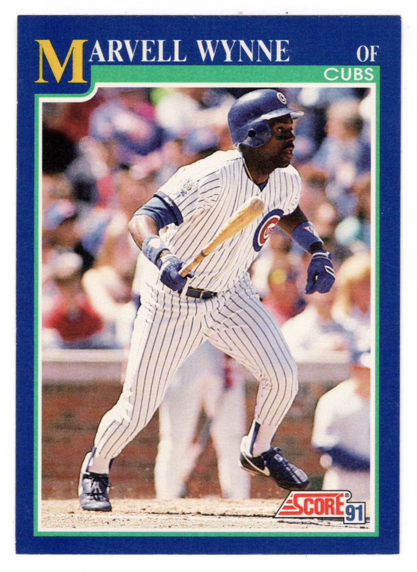 Marvell Wynne - Chicago Cubs (MLB Baseball Card) 1991 Score # 531 Mint
