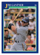 Jim Gantner - Milwaukee Brewers (MLB Baseball Card) 1991 Score # 532 Mint