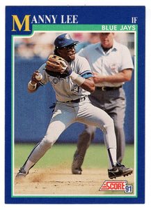 Manny Lee - Toronto Blue Jays (MLB Baseball Card) 1991 Score # 534 Mint