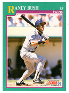 Randy Bush - Minnesota Twins (MLB Baseball Card) 1991 Score # 574 Mint