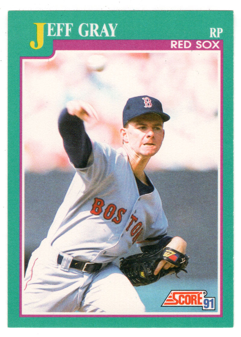 Jeff Gray RC - Boston Red Sox (MLB Baseball Card) 1991 Score # 586 Mint