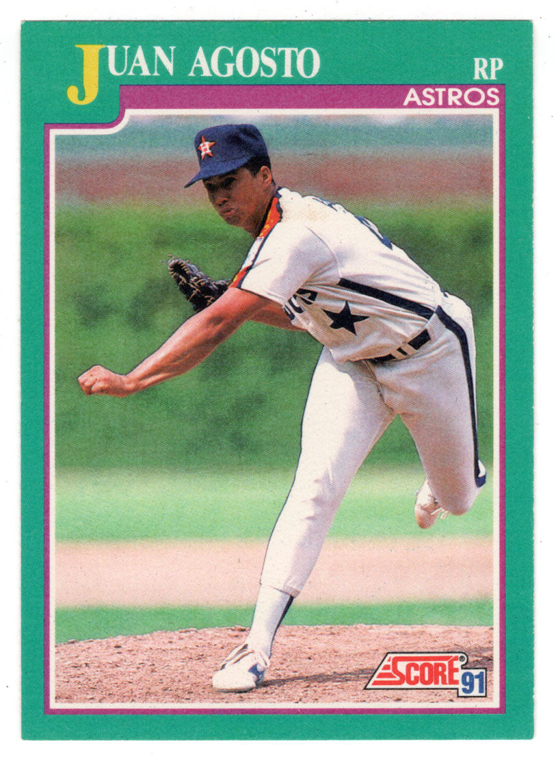 Juan Agosto - Houston Astros (MLB Baseball Card) 1991 Score # 591 Mint