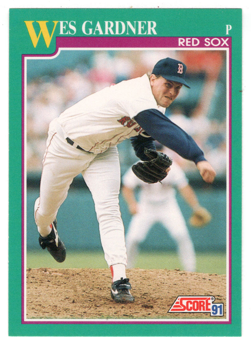 Wes Gardner - Boston Red Sox (MLB Baseball Card) 1991 Score # 592 Mint