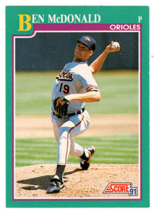 Ben McDonald - Baltimore Orioles (MLB Baseball Card) 1991 Score # 645 Mint