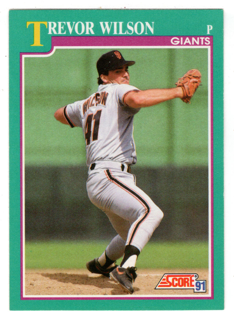 Trevor Wilson - San Francisco Giants (MLB Baseball Card) 1991 Score # 657 Mint