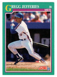 Gregg Jefferies - New York Mets (MLB Baseball Card) 1991 Score # 660 Mint